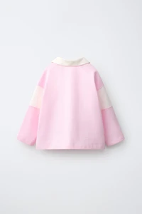 EMBROIDERED HEART COLLAR POLO