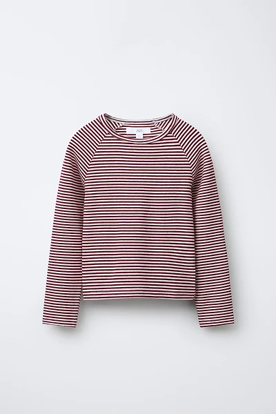STRIPED T-SHIRT WITH MODAL