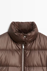 Stand collar down jacket