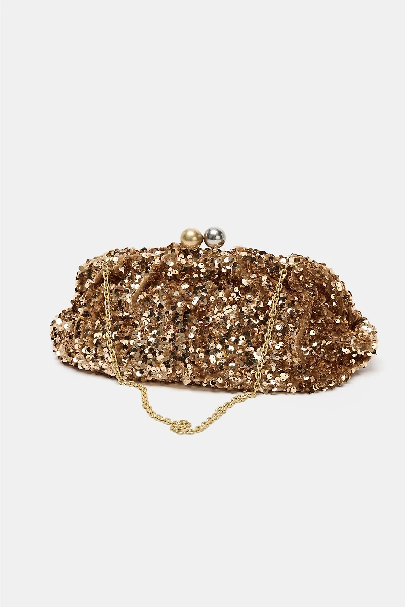 SEQUIN CLUTCH