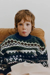 PULL EN MAILLE JACQUARD