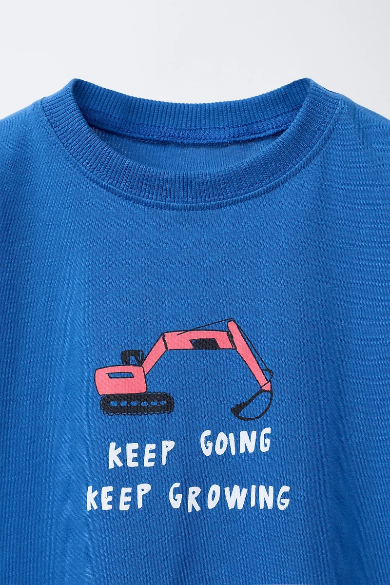 CRANE PRINT T-SHIRT