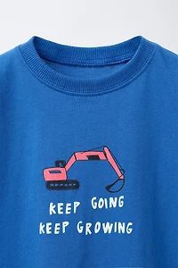 CRANE PRINT T-SHIRT