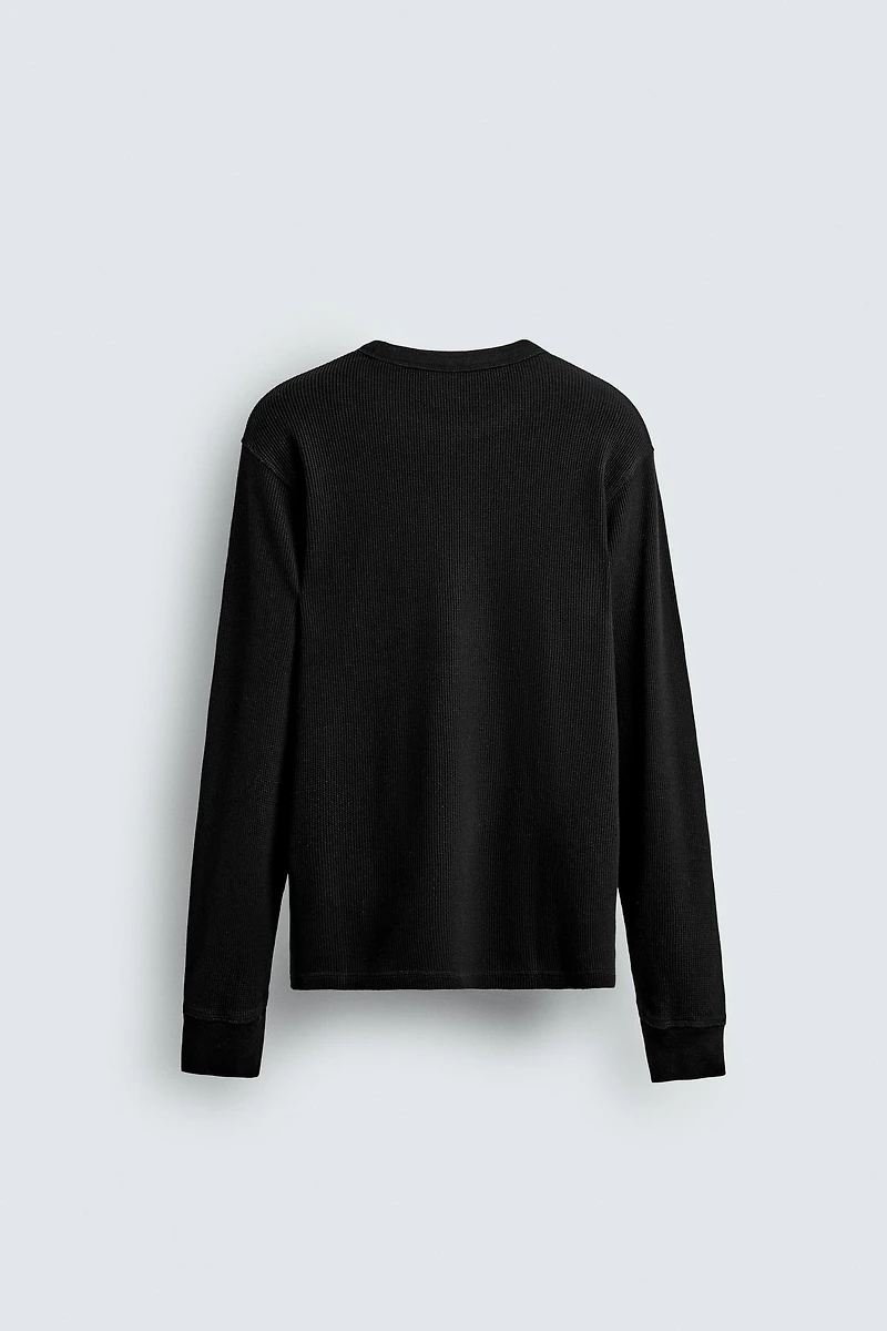 WAFFLE WEAVE T-SHIRT