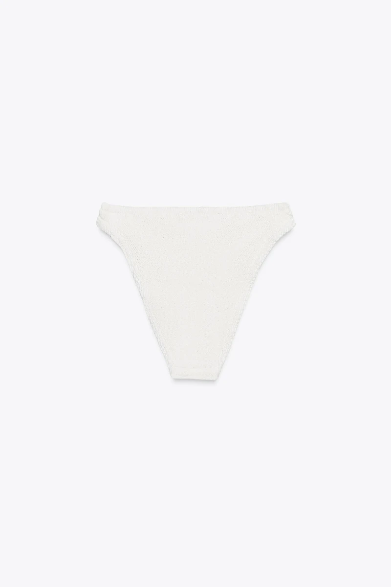 TEXTURED BIKINI BOTTOMS