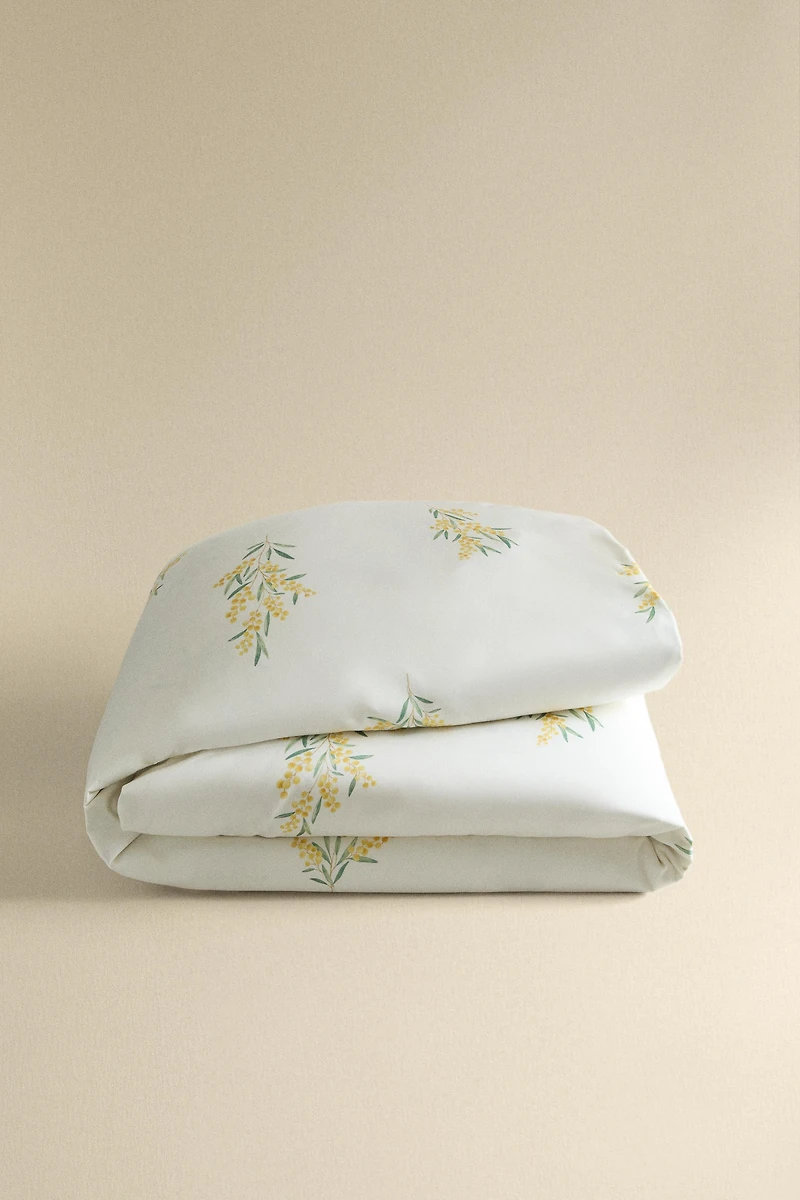 HOUSSE DE COUETTE SATIN MIMOSAS