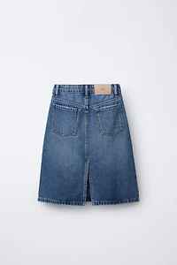 JUPE MIDI EN DENIM