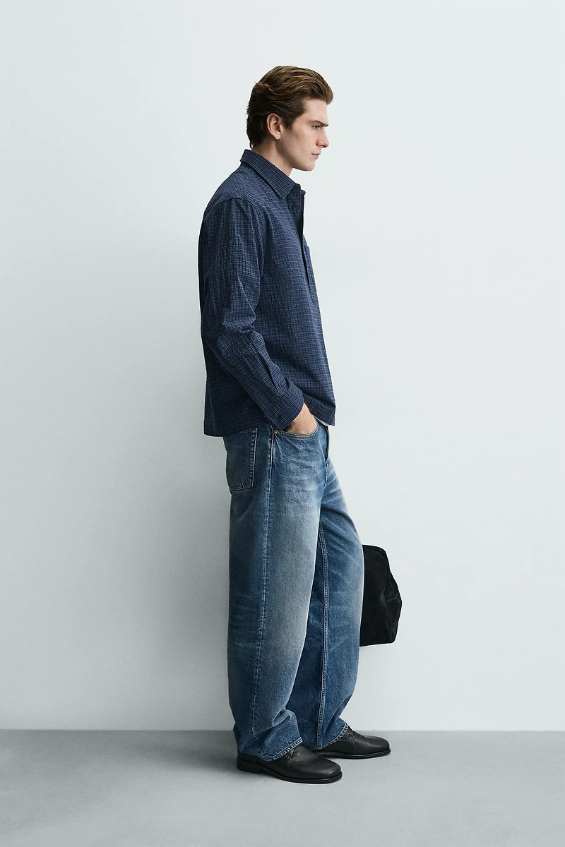 REGULAR FIT PLAID POLO SHIRT
