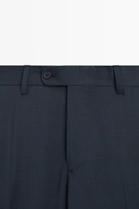 Cold wool suit trousers