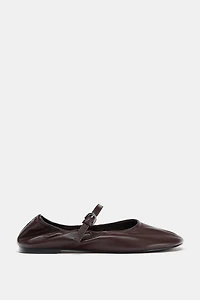 SOFT LEATHER BALLET FLATS