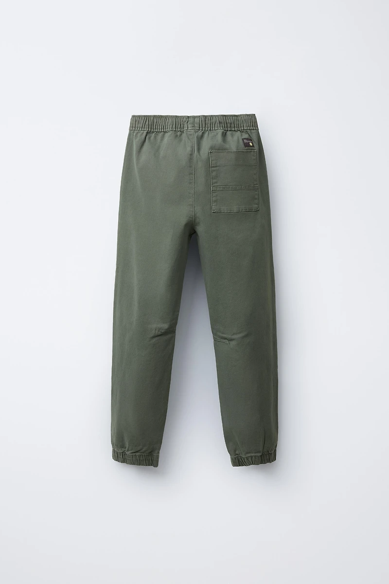 ELASTIC JOGGER PANTS