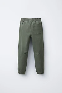 ELASTIC JOGGER PANTS
