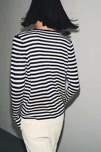 PULL EN MAILLE RAYÉE