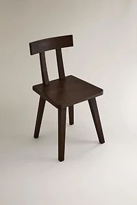 WOODEN CHAIR WITH BACKREST