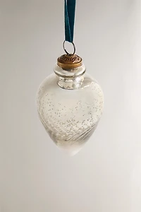 FLORAL DROP CHRISTMAS TREE ORNAMENT