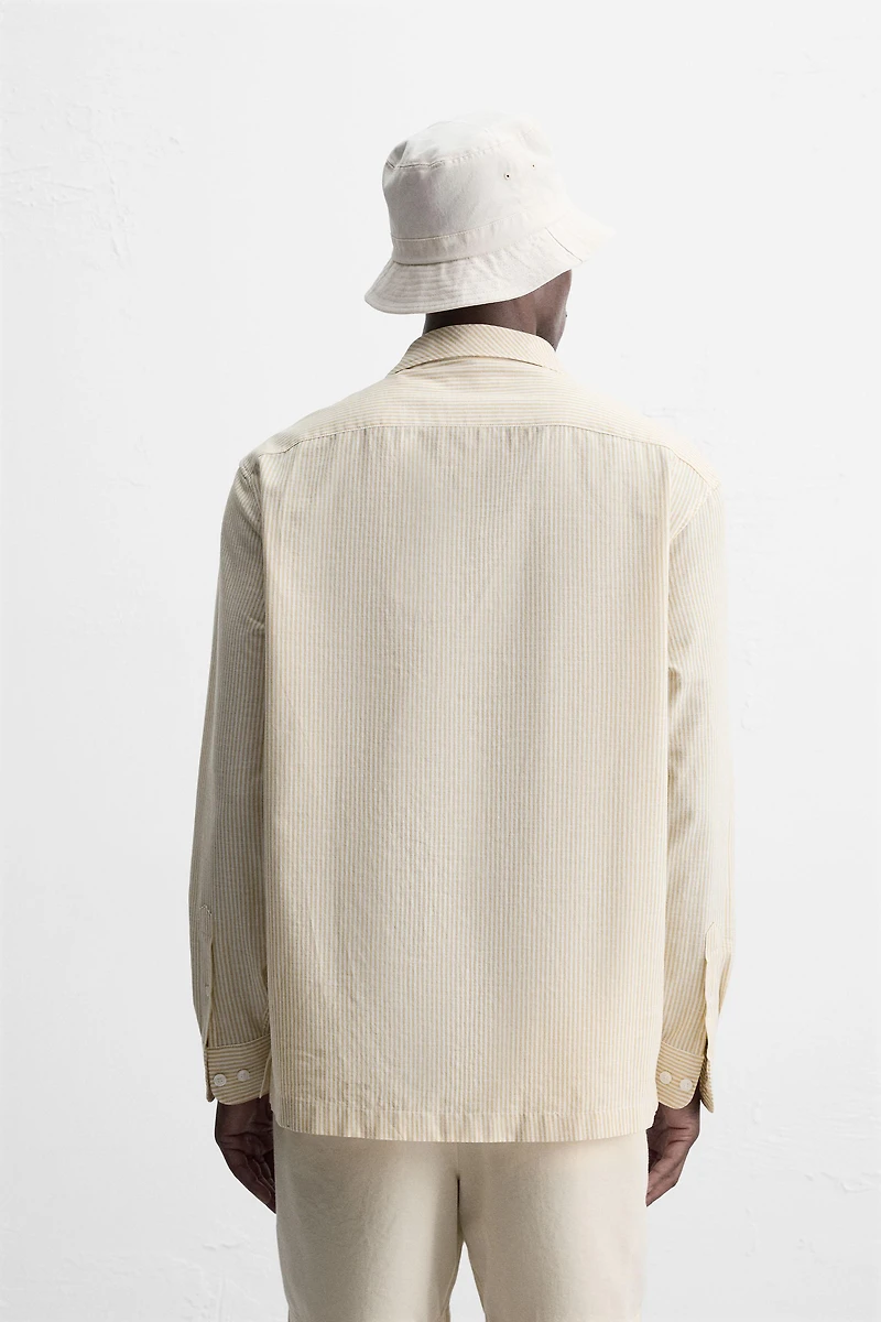 STRIPED OVERSHIRT