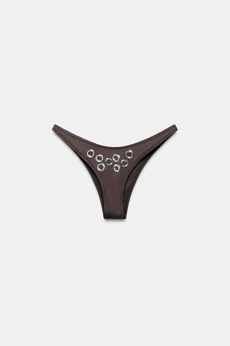 OVERSIZE RUCHED BIKINI BOTTOMS