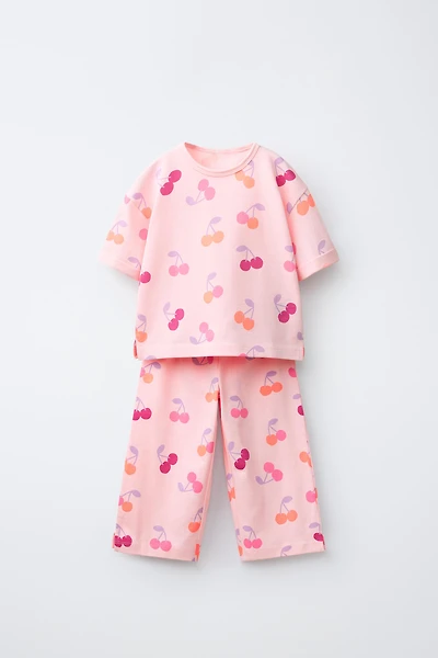 ENSEMBLE T-SHIRT ET PANTALON JOGGING IMPRIMÉ