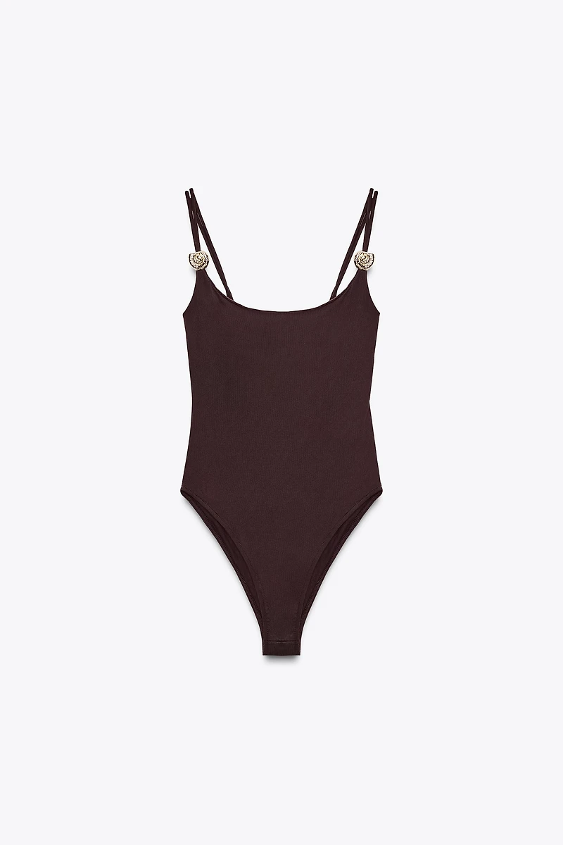 SEASHELL POLYAMIDE BODYSUIT