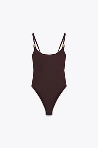 SEASHELL POLYAMIDE BODYSUIT