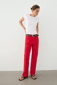 T-shirt manches courtes 100 % coton mercerisé