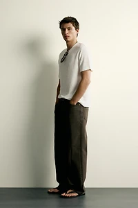 T-SHIRT REGULAR FIT CHANVRE - VISCOSE