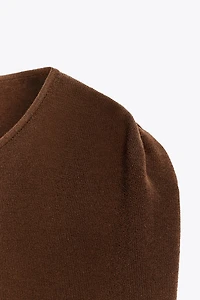 TOP EN MAILLE BAS ÉLASTIQUE