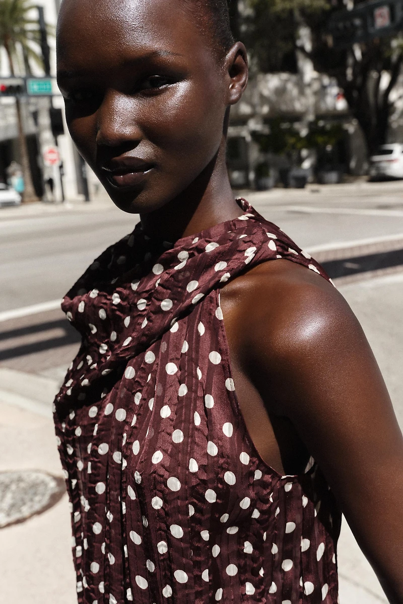 POLKA DOT BLOUSE