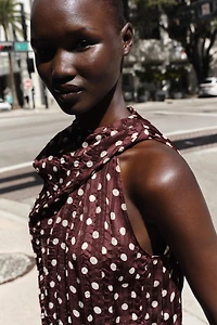 POLKA DOT BLOUSE