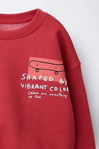 SKATE PRINTED SWEATSHIRT