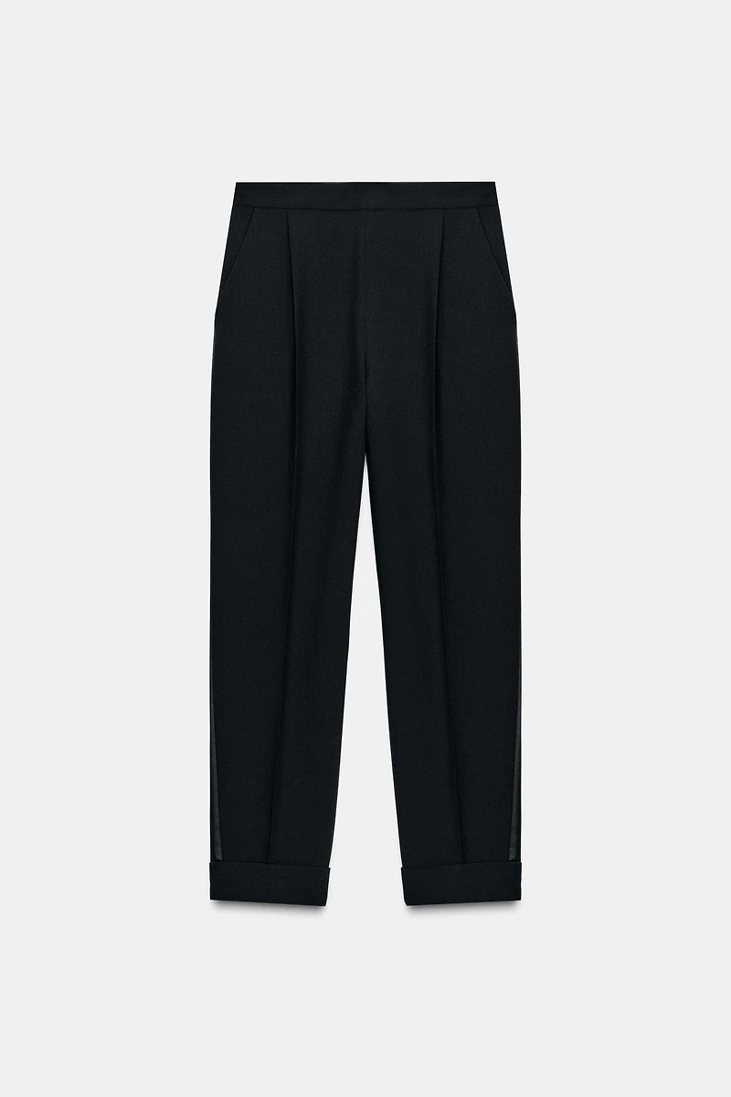 ANKLE TUXEDO PANTS