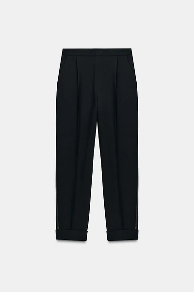 ANKLE TUXEDO PANTS