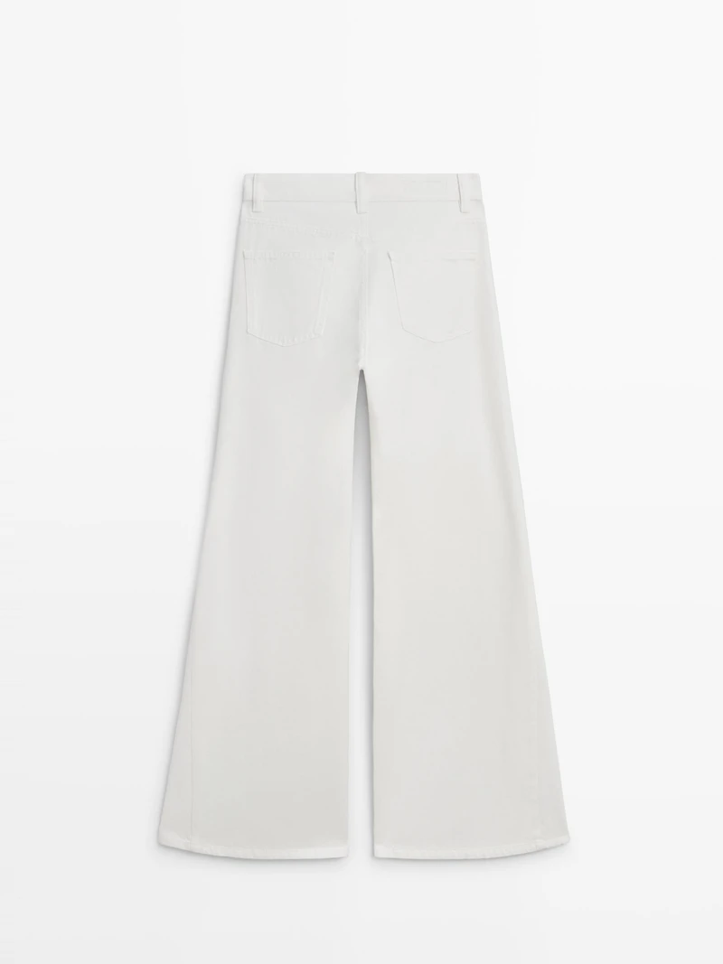 Jean flare taille haute
