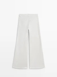 Jean flare taille haute