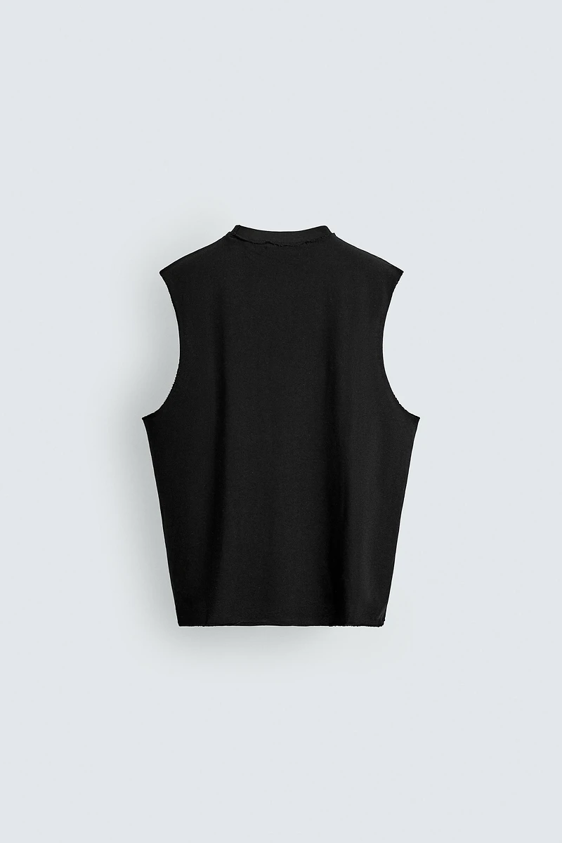 COTTON KNIT TANK TOP