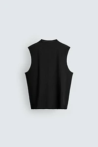 COTTON KNIT TANK TOP