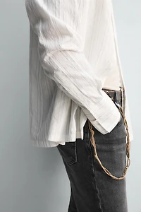 FLOWY STRIPED SHIRT