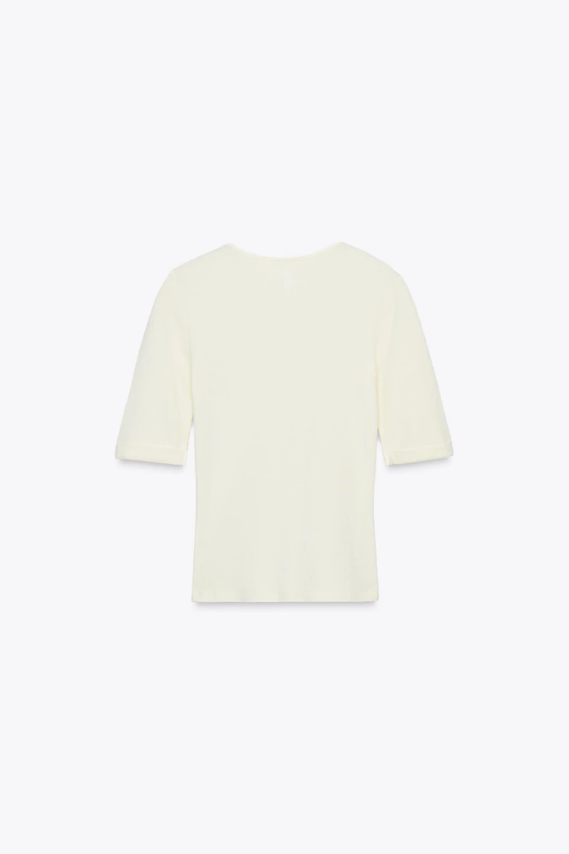 WASHED COTTON T-SHIRT