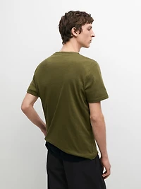 T-shirt à manches courtes en coton mélangé