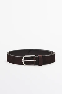 Ceinture en cuir nubuck