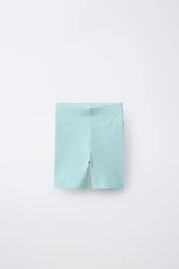 RIBBED TEXTURED CYCLING LEGGINGS