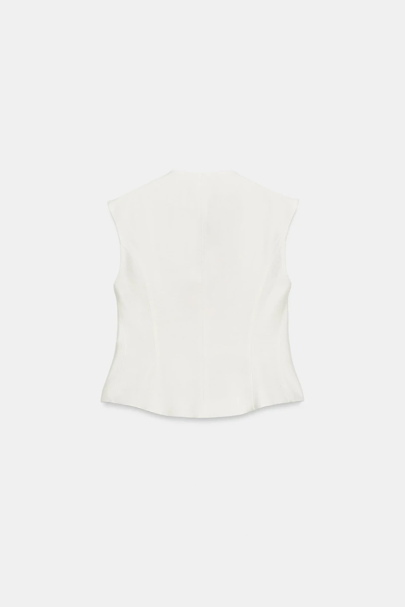 COVERED BUTTON TOP