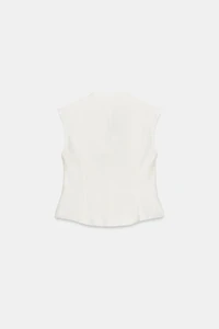 COVERED BUTTON TOP