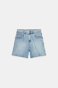 SHORT EN DENIM TAILLE HAUTE ZW COLLECTION