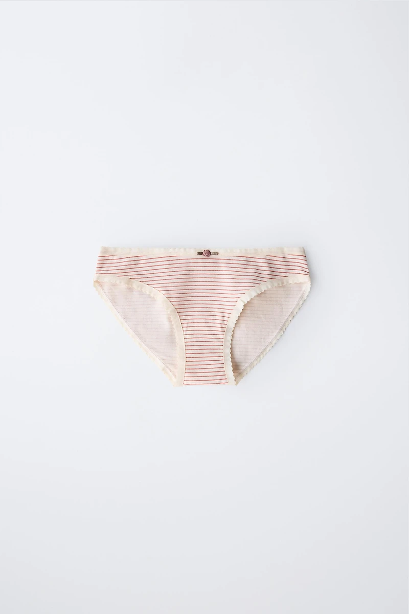 6 YEARS/ SIX-PACK OF FLORAL UNDERWEAR