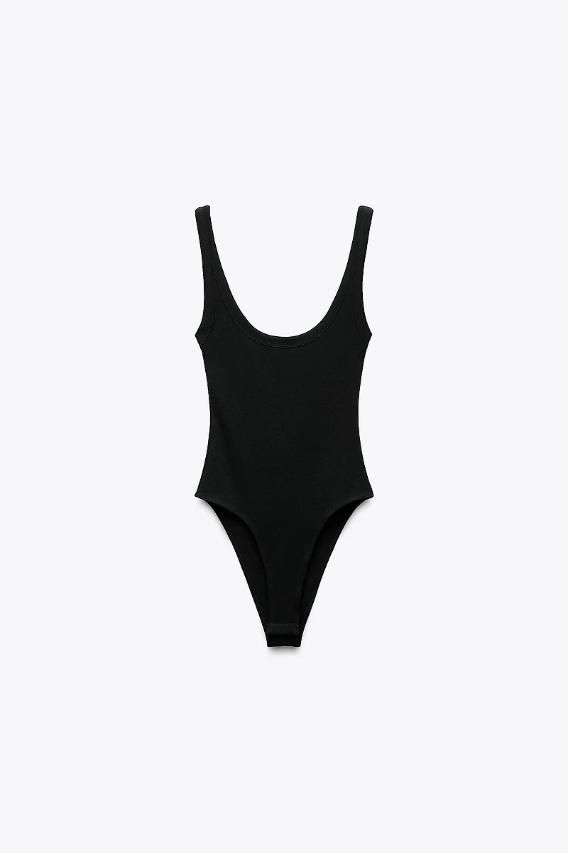 RIBBED BODYSUIT