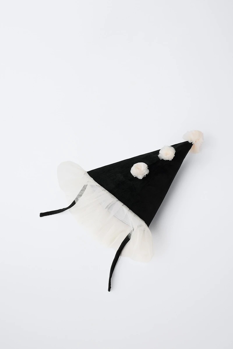 HARLEQUIN CLOWN COSTUME HAT