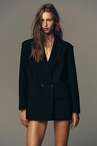 OVERSIZED DOUBLE-BREASTED BLAZER