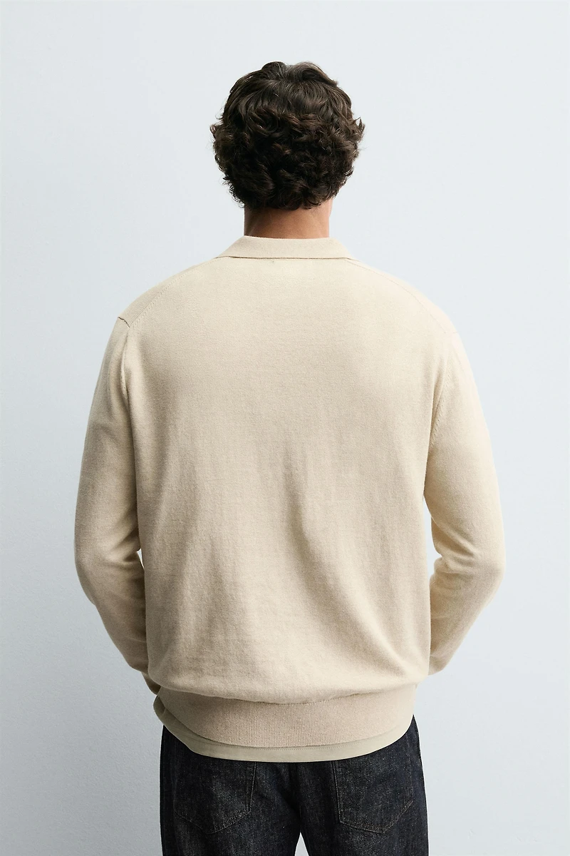 POLO EN MAILLE STRUCTURÉE