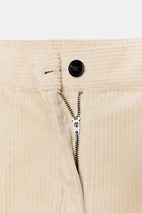 ZW COLLECTION BARREL CORDUROY PANTS